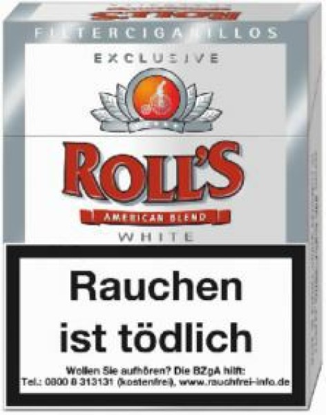 Rolls Exclusiv White Naturdeckblatt Eco-Zigarillos